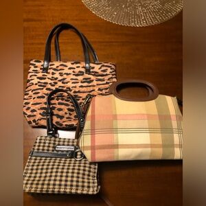 Mini Purse Collection (3) Fossil, Ester Lauder, Longaberger